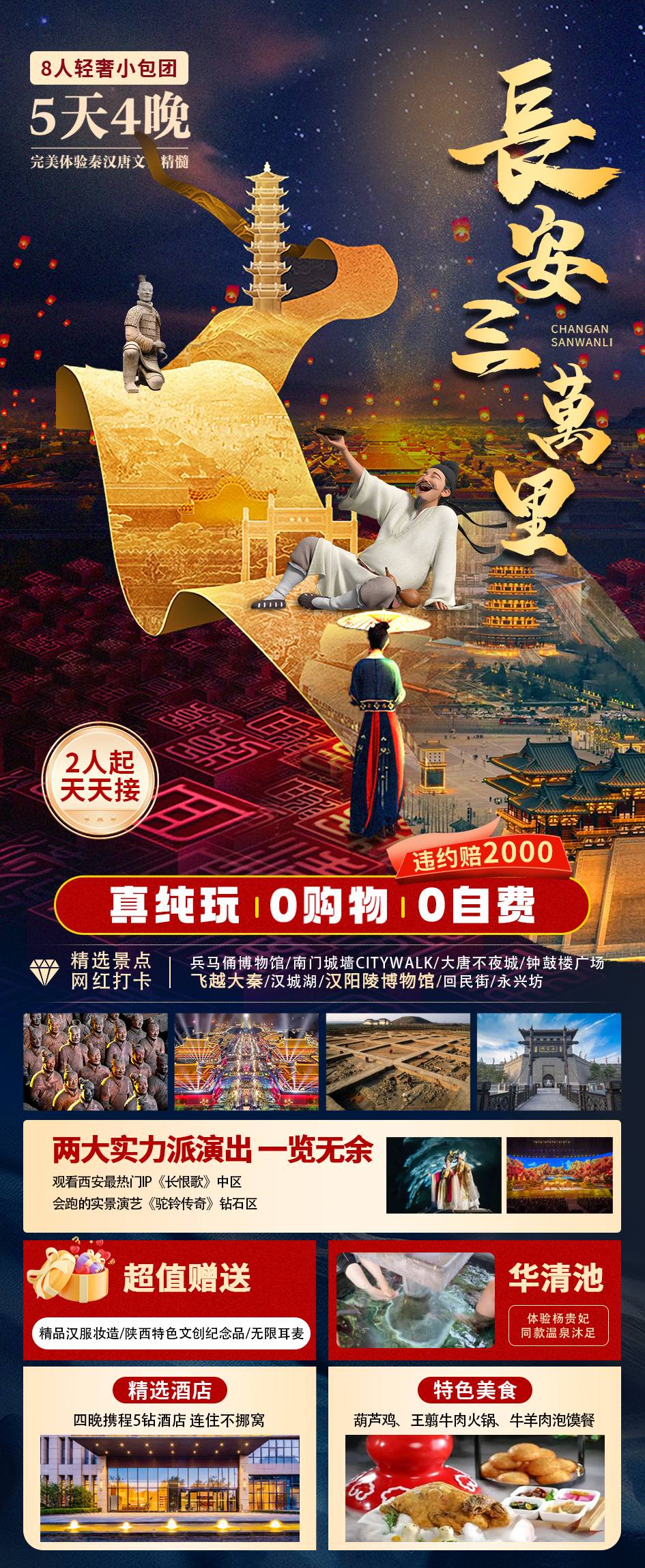 长安三万里---西安5日（高铁）